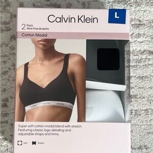 Calvin Klein Women’s Balance Wirefree Bra, 2-pack